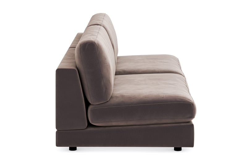 Arken 4-seters Modulsofa i Fløyel - Brun - Møbler - Sofaer - Fløyel sofaer