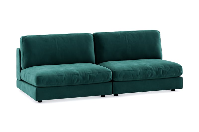 Arken 4-seters Modulsofa i Fløyel - Grønn - Møbler - Sofaer - Fløyel sofaer