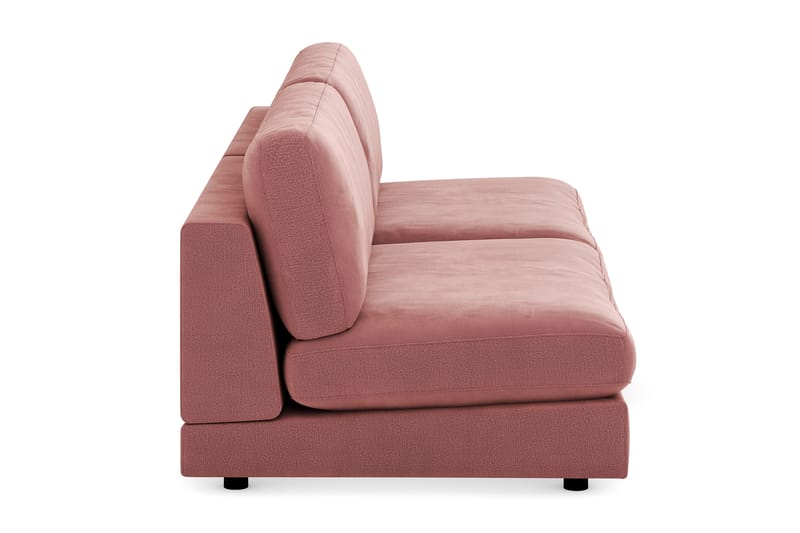 Arken 4-seters Modulsofa i Fløyel - Rosa - Møbler - Sofaer - Fløyel sofaer