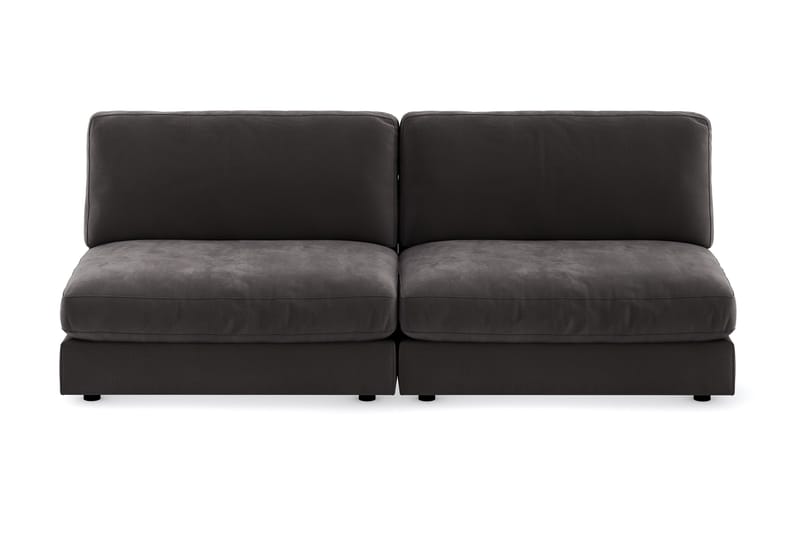 Arken Modulsofa 3-seter Fløyel - Mørkegrå - Møbler - Sofaer - Fløyel sofaer