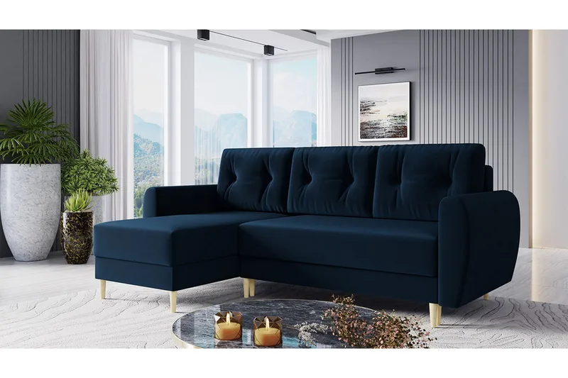 Bornalle Sovesofa - Blå - Møbler - Sofaer - Sovesofaer - Sovesofa divan