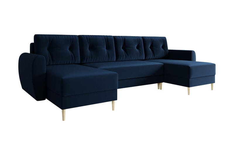 Bornalle Sovesofa - Blå - Møbler - Sofaer - Fløyel sofaer