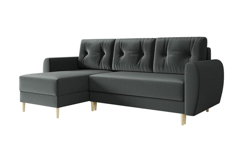 Bornalle Sovesofa - Grå - Møbler - Sofaer - Fløyel sofaer