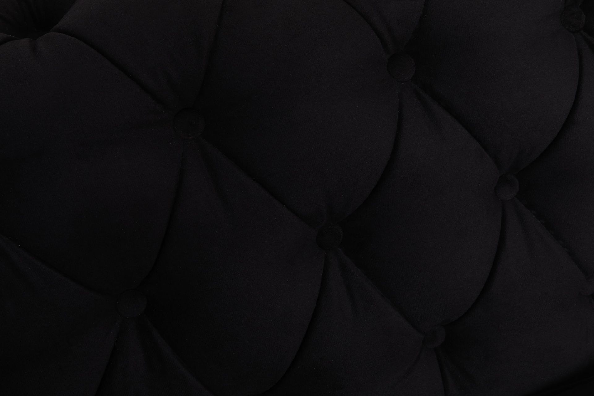 Chesterfield Deluxe Fløyelssofa 4-seter - Svart - Møbler - Sofaer - Fløyel sofaer