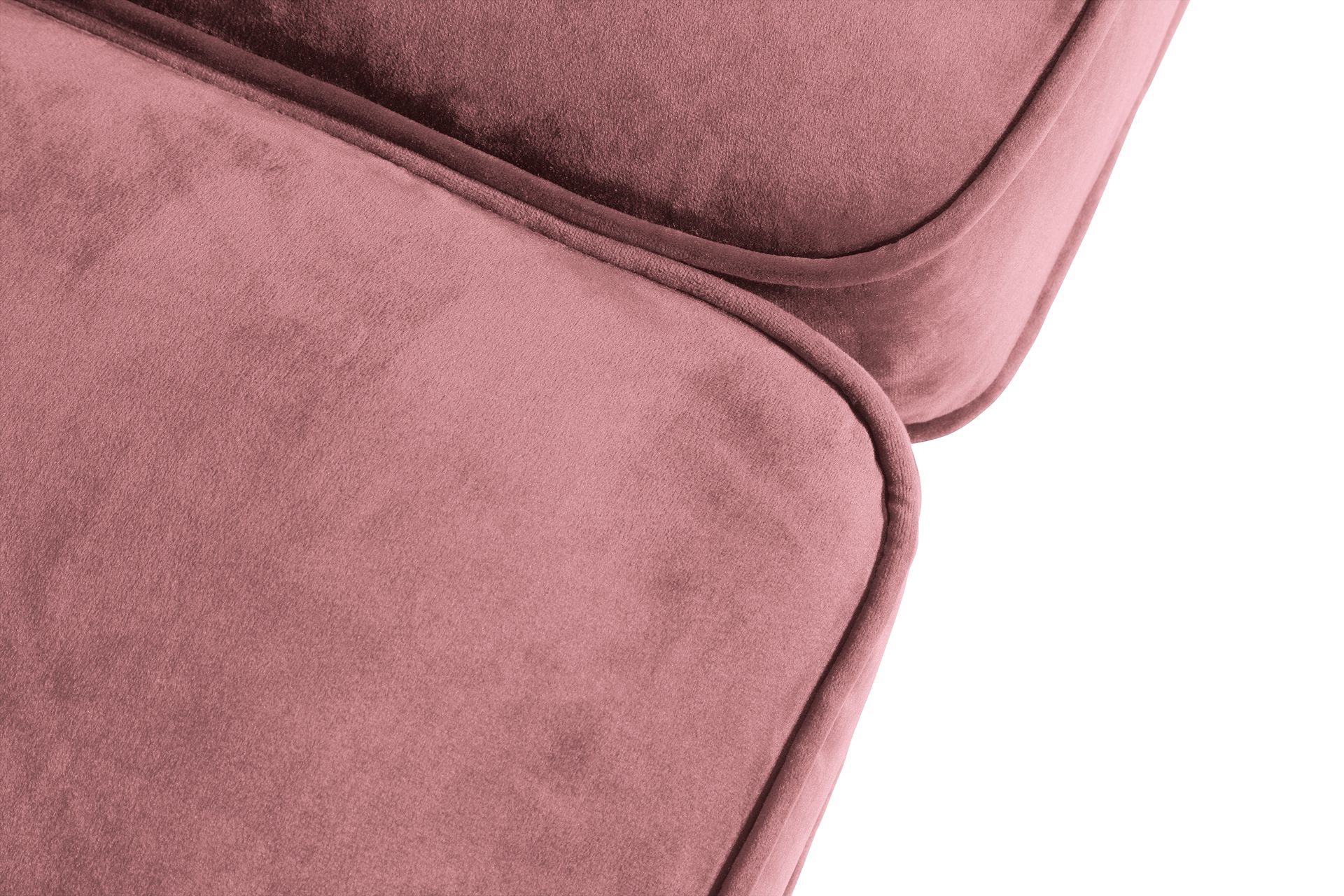 Chesterfield Lyx Fløyelssofa 2-seter - Rostrosa - Møbler - Sofaer - Fløyel sofaer