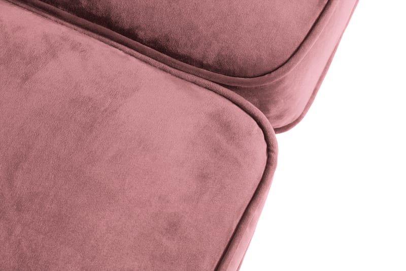 Chesterfield Lyx Fløyelssofa 2-seter - Rostrosa - Møbler - Sofaer - Fløyel sofaer