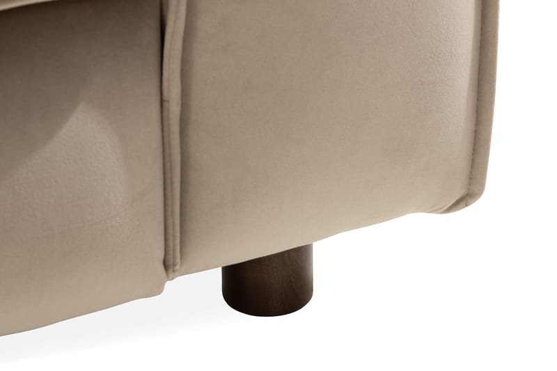 Cloudia Fløyelssofa 2-seters - Beige - Møbler - Sofaer - Fløyel sofaer