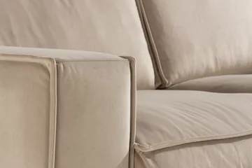 Cloudia Fløyelssofa 2-seters - Beige - Møbler - Sofaer - Fløyel sofaer