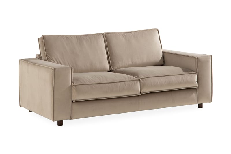 Cloudia Fløyelssofa 2-seters - Beige - Møbler - Sofaer - Fløyel sofaer