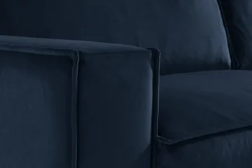 Cloudia Fløyelssofa 4-seters - Blå - Møbler - Sofaer - Fløyel sofaer