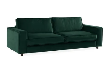 Cloudia Fløyelssofa 4-seters - Grønn - Møbler - Sofaer - Fløyel sofaer