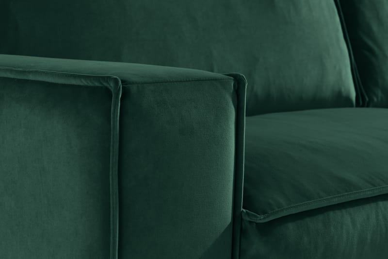 Cloudia Fløyelssofa 4-seters - Grønn - Møbler - Sofaer - Fløyel sofaer