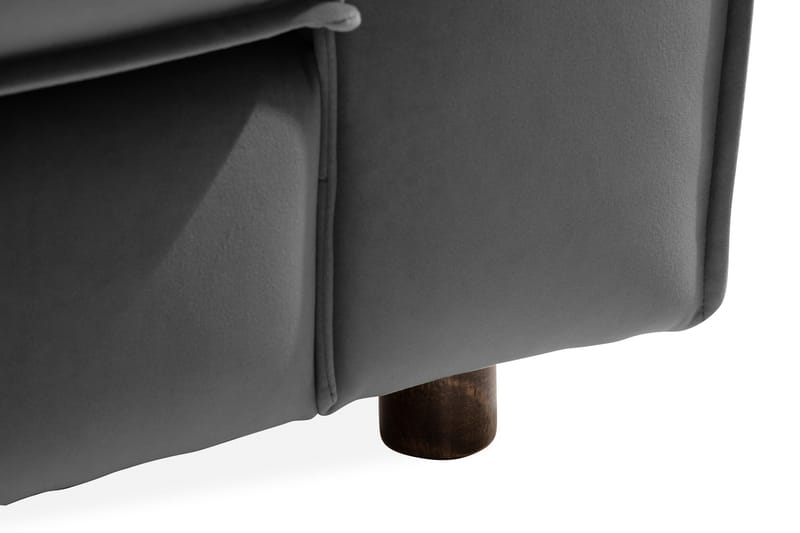 Cloudia Fløyelssofa 4-seters - Lysegrå - Møbler - Sofaer - Fløyel sofaer