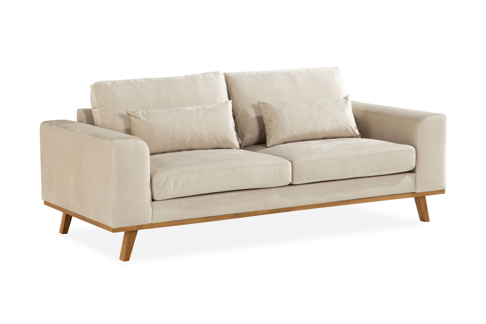 Copenhagen 2-seters Fløyelssofa - Beige - Møbler - Sofaer - Fløyel sofaer