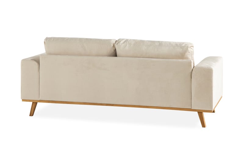 Copenhagen 2-seters Fløyelssofa - Beige - Møbler - Sofaer - Fløyel sofaer
