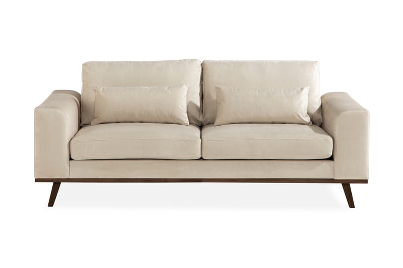 Copenhagen 2-seters Fløyelssofa - Beige - Møbler - Sofaer - Fløyel sofaer