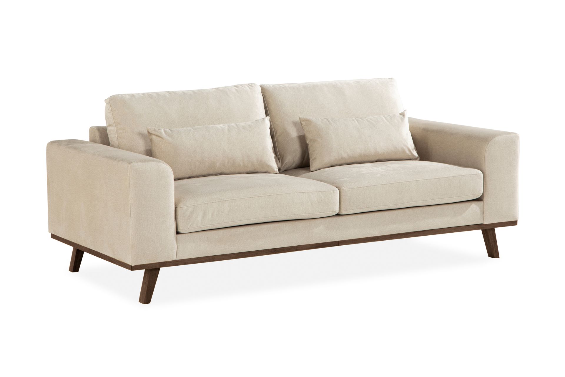 Copenhagen 2-seters Fløyelssofa - Beige - Møbler - Sofaer - Fløyel sofaer