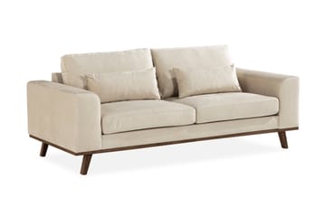 Copenhagen 2-seters Fløyelssofa - Beige - Møbler - Sofaer - Fløyel sofaer