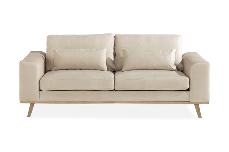 Copenhagen 2-seters Fløyelssofa - Beige - Møbler - Sofaer - Fløyel sofaer