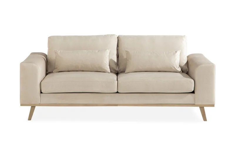 Copenhagen 2-seters Fløyelssofa - Beige - Møbler - Sofaer - Fløyel sofaer