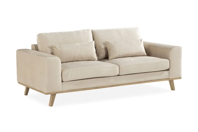 Copenhagen 2-seters Fløyelssofa - Beige - Møbler - Sofaer - Fløyel sofaer
