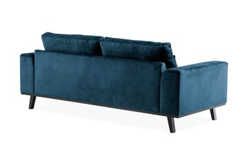 Copenhagen 2-seters Fløyelssofa - Blå - Møbler - Sofaer - Fløyel sofaer
