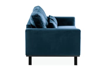Copenhagen 2-seters Fløyelssofa - Blå - Møbler - Sofaer - Fløyel sofaer