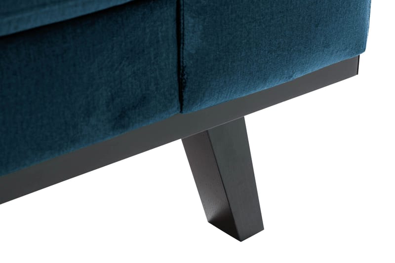 Copenhagen 2-seters Fløyelssofa - Blå - Møbler - Sofaer - Fløyel sofaer