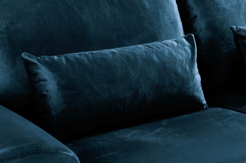 Copenhagen 2-seters Fløyelssofa - Blå - Møbler - Sofaer - Fløyel sofaer