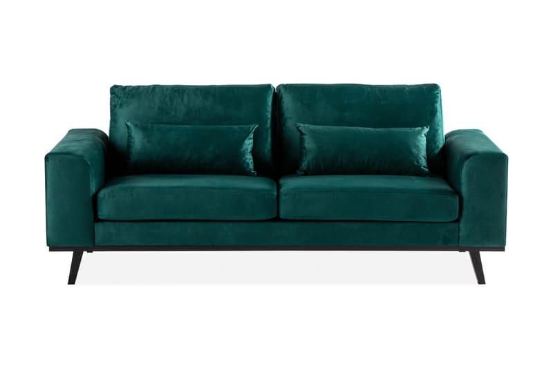 Copenhagen 2-seters Fløyelssofa - Grønn - Møbler - Sofaer - Fløyel sofaer