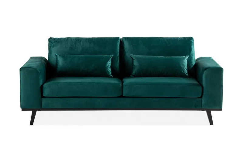 Copenhagen 2-seters Fløyelssofa - Grønn - Møbler - Sofaer - Fløyel sofaer