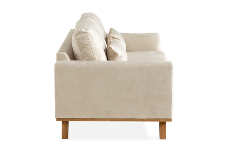 Copenhagen 3-seters Fløyelssofa - Beige - Møbler - Sofaer - Fløyel sofaer