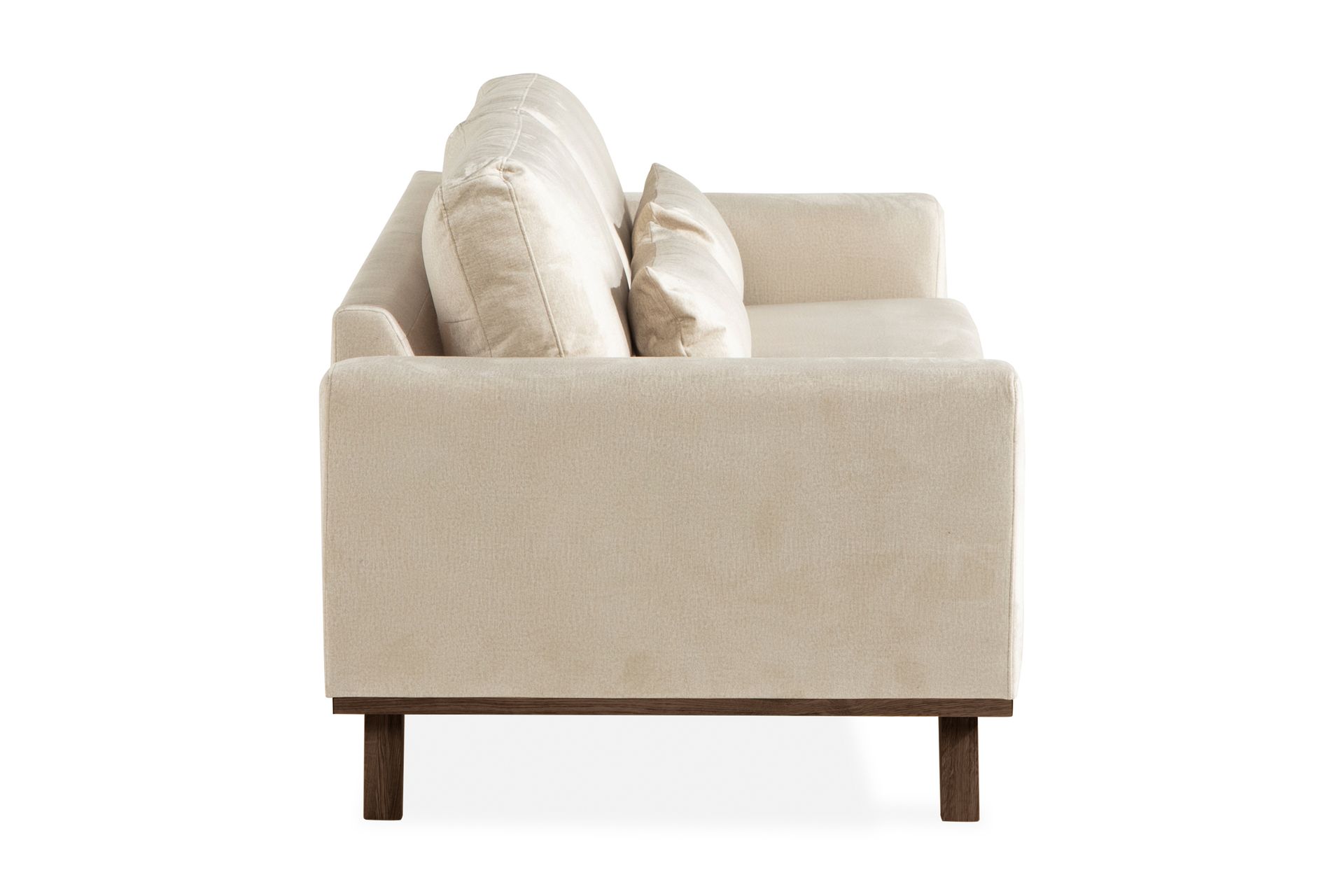 Copenhagen 3-seters Fløyelssofa - Beige - Møbler - Sofaer - Fløyel sofaer