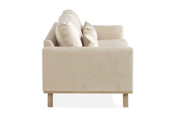 Copenhagen 3-seters Fløyelssofa - Beige - Møbler - Sofaer - Fløyel sofaer