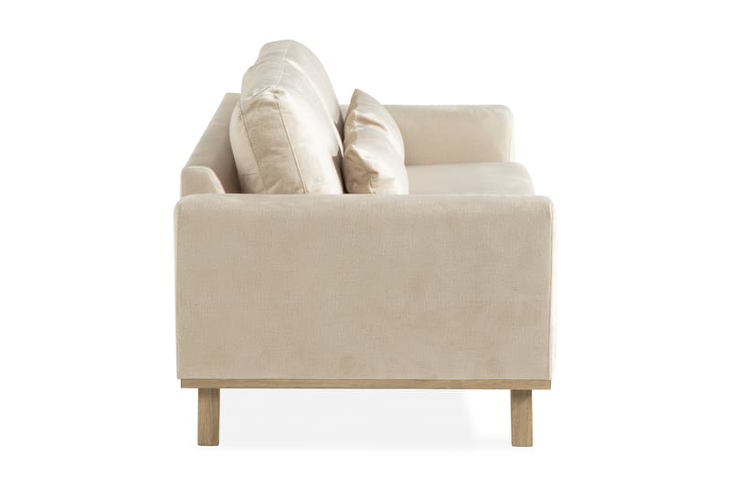 Copenhagen 3-seters Fløyelssofa - Beige - Møbler - Sofaer - Fløyel sofaer