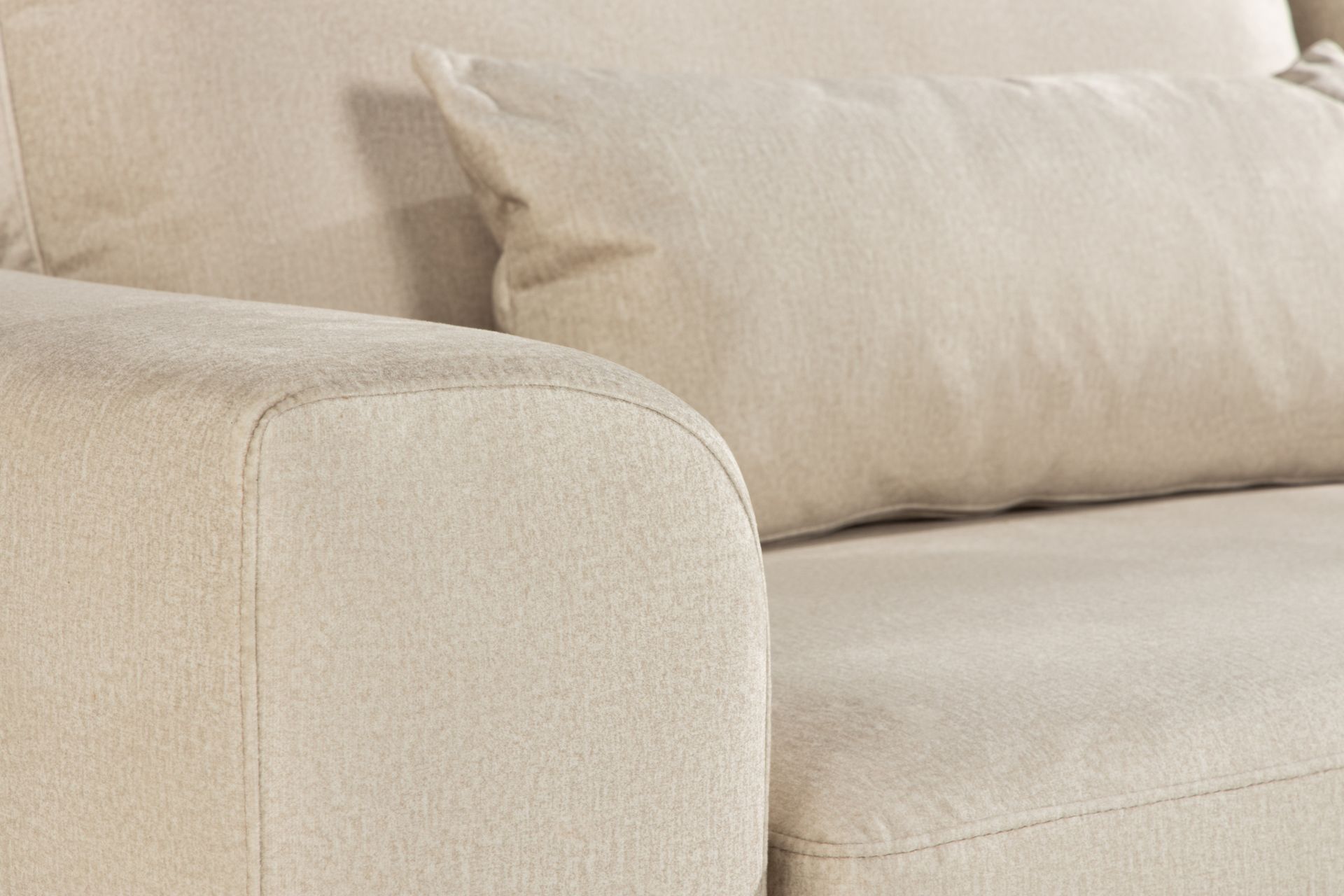 Copenhagen 3-seters Fløyelssofa - Beige - Møbler - Sofaer - Fløyel sofaer