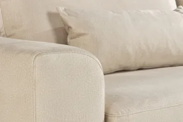 Copenhagen 3-seters Fløyelssofa - Beige - Møbler - Sofaer - Fløyel sofaer