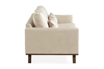 Copenhagen 3-seters Fløyelssofa - Beige - Møbler - Sofaer - Fløyel sofaer