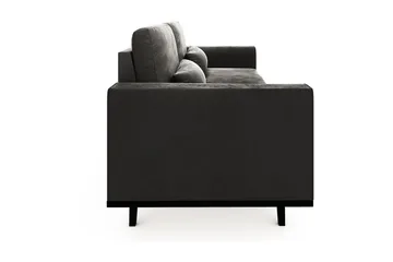 Copenhagen 3-seters Fløyelssofa - Mørk grå - Møbler - Sofaer - Fløyel sofaer