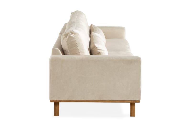 Copenhagen 4-seters Fløyelssofa - Beige - Møbler - Sofaer - Fløyel sofaer