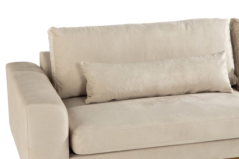 Copenhagen 4-seters Fløyelssofa - Beige - Møbler - Sofaer - Fløyel sofaer