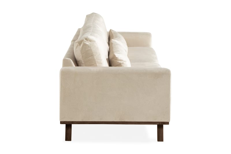 Copenhagen 4-seters Fløyelssofa - Beige - Møbler - Sofaer - Fløyel sofaer