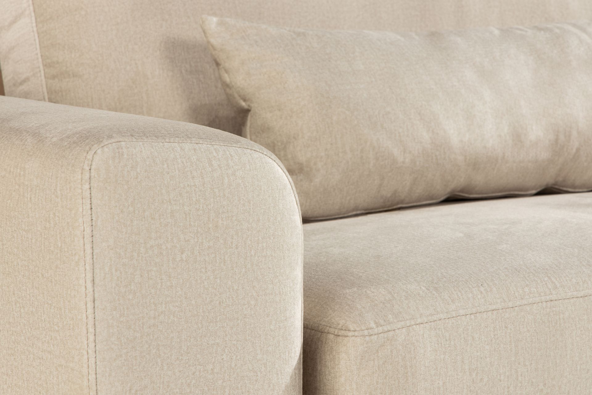Copenhagen 4-seters Fløyelssofa - Beige - Møbler - Sofaer - Fløyel sofaer