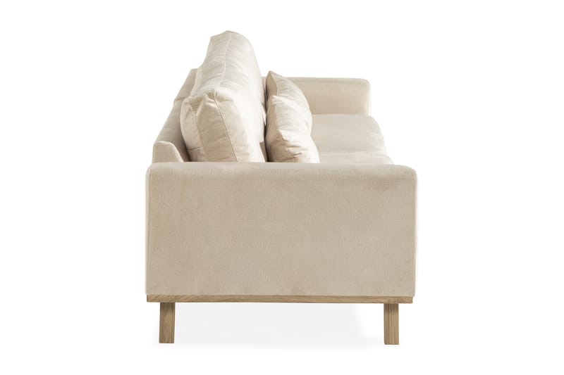 Copenhagen 4-seters Fløyelssofa - Beige - Møbler - Sofaer - Fløyel sofaer