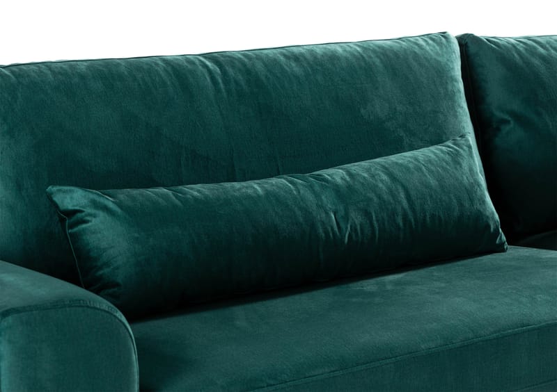 Copenhagen 4-seters Fløyelssofa - Grønn - Møbler - Sofaer - Fløyel sofaer