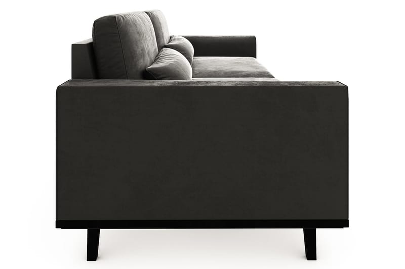 Copenhagen 4-seters Fløyelssofa - Mørk grå - Møbler - Sofaer - Fløyel sofaer