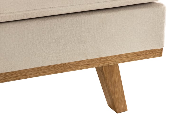 Copenhagen 5-seters Venstrevendt U-formet Sofa med Divan og Sjeselong i Fløyel - Beige - Møbler - Sofaer - Fløyel sofaer