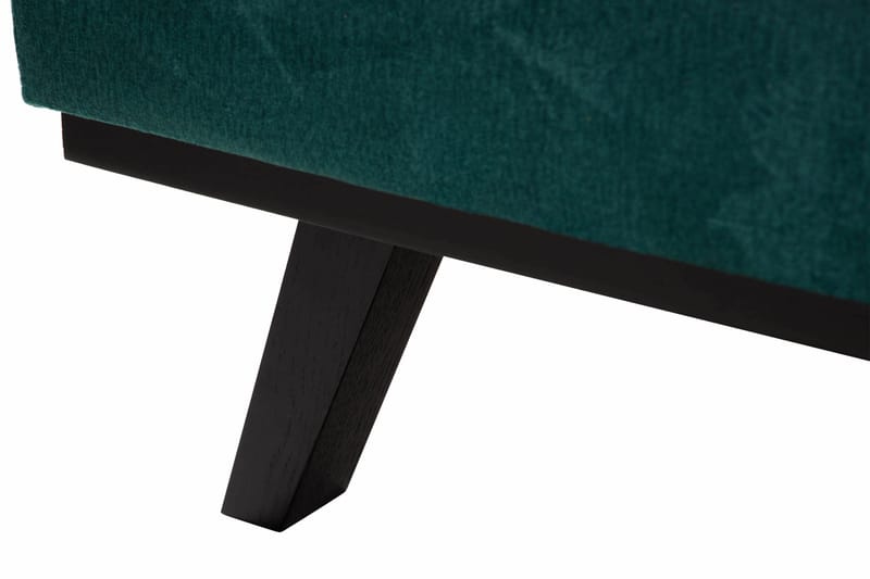 Copenhagen 5-seters Venstrevendt U-formet Sofa med Divan og Sjeselong i Fløyel - Grønn - Møbler - Sofaer - Fløyel sofaer