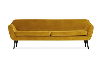 Corollos Fløyelssofa - Oker - Møbler - Sofaer - Fløyel sofaer