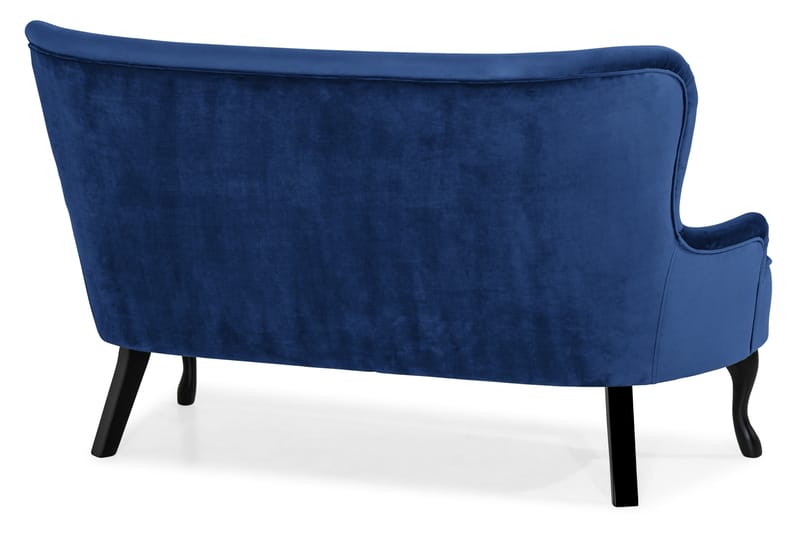 Dahlia Fløyelssofa - Blå - Fløyel sofaer - 2 seter sofa